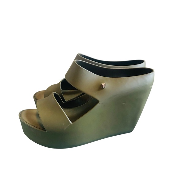 Melissa Creative Platform Wedge Platform Sandals - Picture 2 of 9